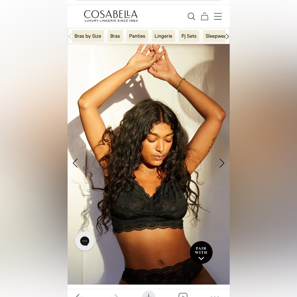 COPY - Cosabella Intimately Free People “Marni” Bralette XL